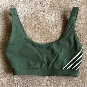 New Balance for J. Crew scoop-neck sports bra.